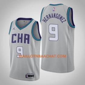 Maillot NBA Charlotte Hornets Willy Hernangomez 9 Jordan Brand 2019-20 City Edition Swingman - Homme